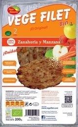 Vege Filet Zanahoria-Manzana bio 200gr Nutrialimen