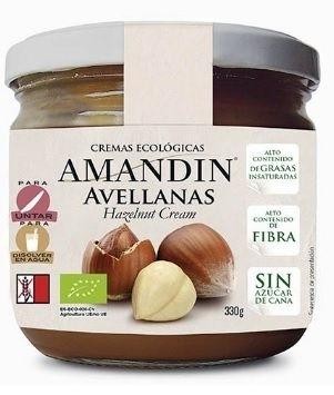 Crema de Avellanas bio 330 gr Amandín