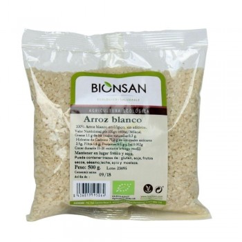 Arroz BLANCO redondo bio 500 gr Bionsan (POR ENCARGO)