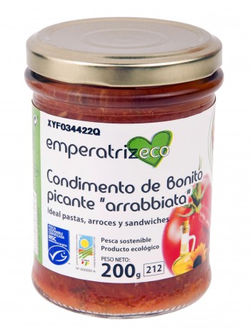 Condimento de Bonito ARRABIATA bio 200 gr Emperat (POR ENCARGO)