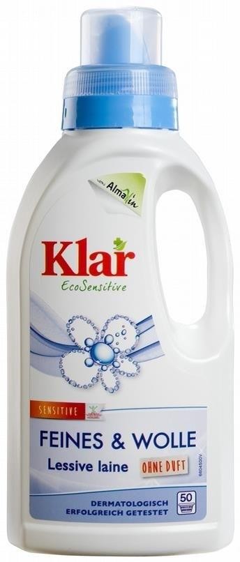 Deterg. LANA y Ropa DELICADA 500 ml /50 lavad KLAR