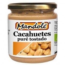 Puré CACAHUETE tostado bio 325 gr Mandolé