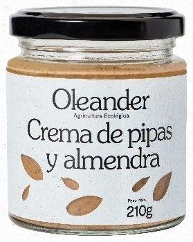Crema de Pipas y Almendra Tostada bio 210 g Oleand (POR ENCARGO)