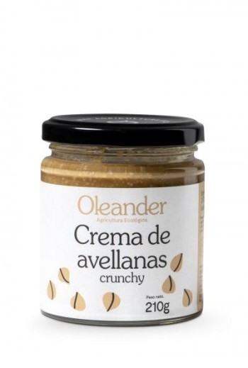 Crema Avellana Tostada CRUNCHY bio 210 gr Oleander