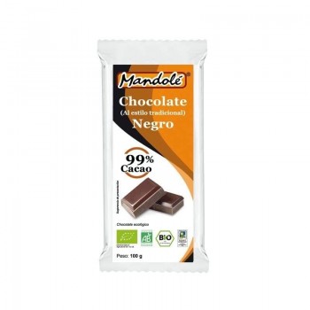Chocolate Negro 99% bio 100gr Mandolé (POR ENCARGO)