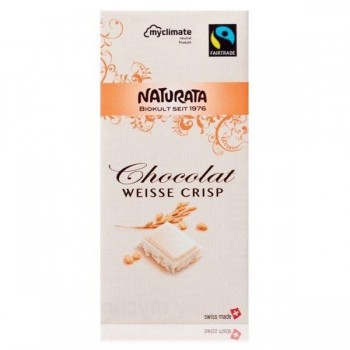 *Chocolate BLANCO con Cereales bio 100 gr Naturata