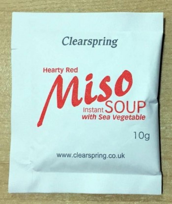 Sopa Instant.Miso Rojo y Algas 4x10g  Mitoku
