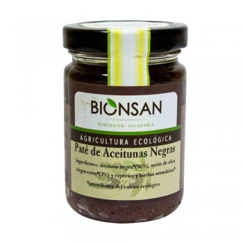 Paté Aceitunas Negras bio 140 gr Bionsan